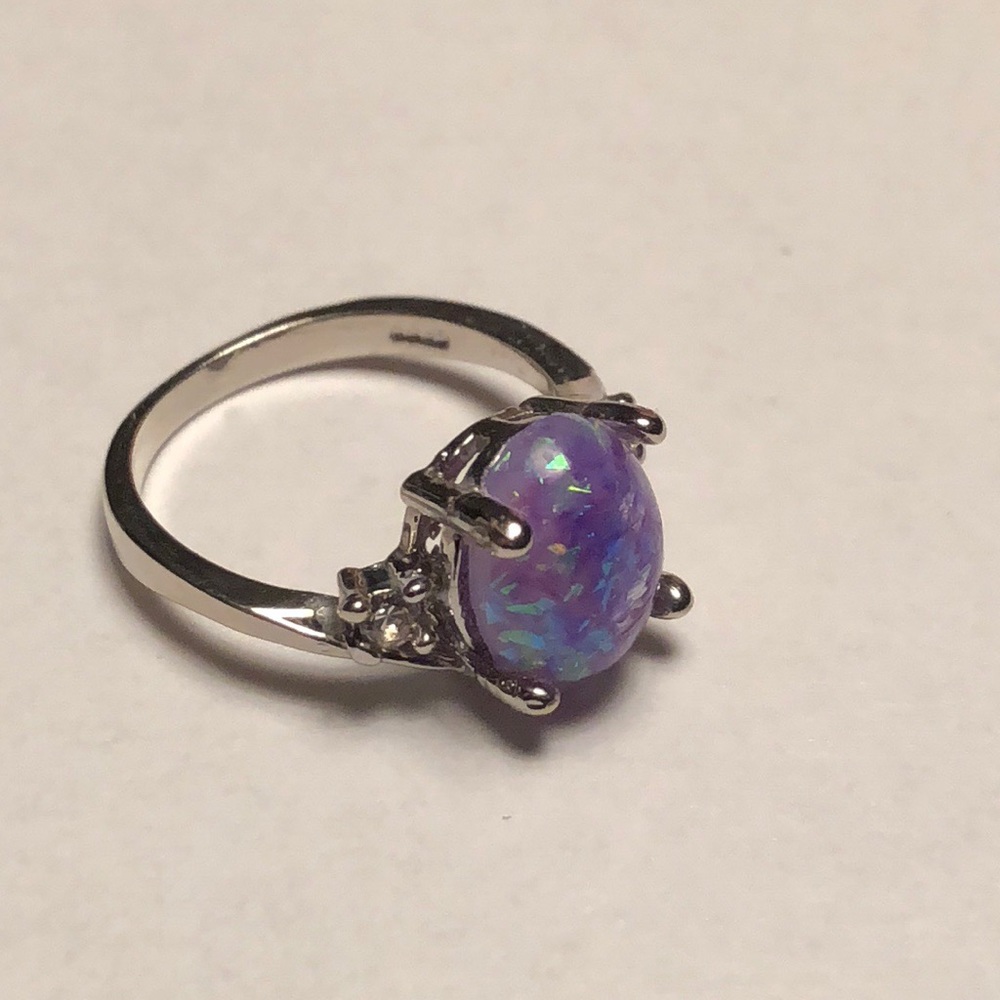 Fire Opal Ring - Picture 2 of 4